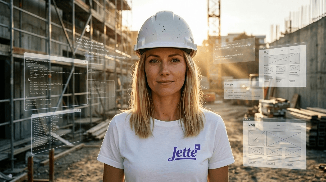 AI Hero Image: Hello World: I showed up with a prompt and a hard hat